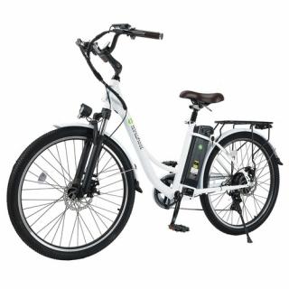 Isinwheel U2 Elektrobicykel - Biely  + Zámok na kolobežku zadarmo