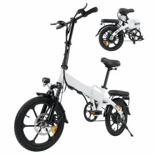 Isinwheel U3 Elektrický Bicykel - Biely  + Zámok na kolobežku zadarmo