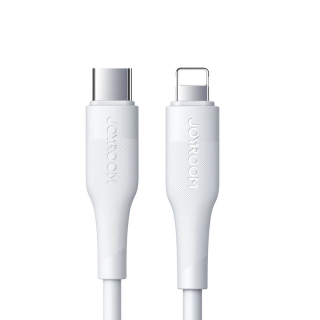 Joyroom kábel USB typu C - Lightning Power Delivery 20W 2.4A 0.25m biely (S-02524M3 White)