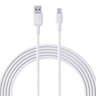 Kábel Aukey CB-NAC1 USB-A na USB-C 1 m (biely)