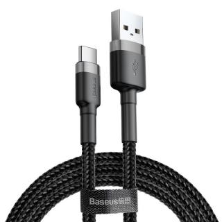 Kábel Baseus Cafule USB-C 2A 2m (sivý + čierny)