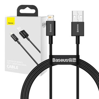 Kábel Baseus Superior Series USB na iP 2,4A 1 m (čierny)