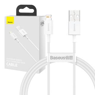 Kábel Baseus Superior Series USB na Lightning, 2,4 A, 1 m (biely)