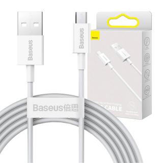 Kábel Baseus Superior Series USB na micro USB, 2A, 2 m (biely)