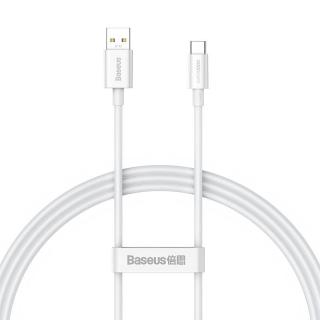 Kábel Baseus Superior Series USB na USB-C, 65W, PD, 1 m (biely)