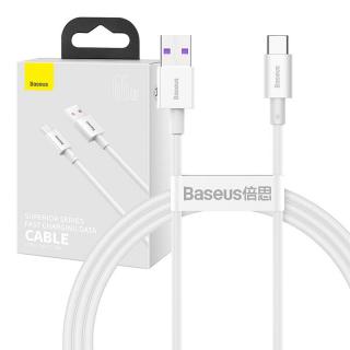 Kábel Baseus Superior Series USB na USB-C, 66 W, 1 m (biely)