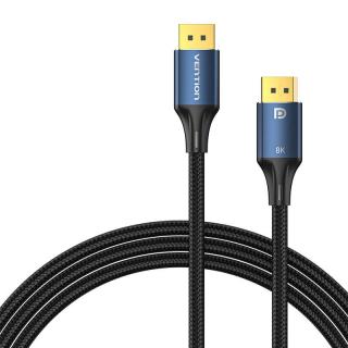 Kábel DisplayPort 1.4 Vention HCELG 1,5 m, 8K 60Hz/ 4K 120Hz (modrý)
