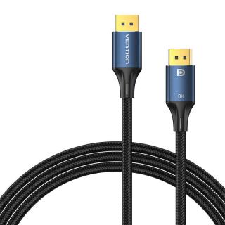 Kábel DisplayPort 1.4 Vention HCELH 2 m, 8K 60Hz/ 4K 120Hz (modrý)