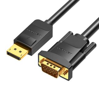 Kábel DisplayPort na VGA Vention HBLBG 1,5 m, 1080P 60Hz(čierny)