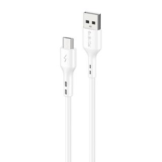 Kábel Foneng X36 USB na Micro USB, 3A, 1 m (biely)