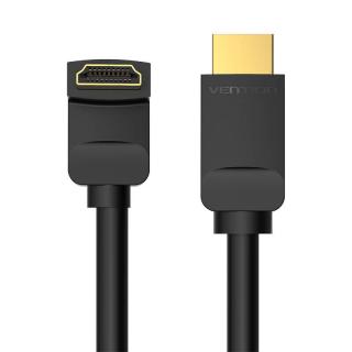 Kábel HDMI 2.0 Vention AAQBG 1,5 m, uhlový 270°, 4K 60Hz (čierny)