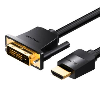 Kábel HDMI na DVI (24+1) Vention ABFBH 2 m, 4K 60Hz/ 1080P 60Hz (čierny)
