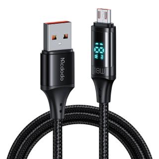 Kábel Mcdodo CA-1070 USB na Micro USB, 3A, 1,2 m (čierny)