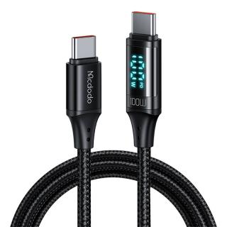 Kábel Mcdodo CA-1100 USB-C na USB-C, 100 W, 1,2 m (čierny)