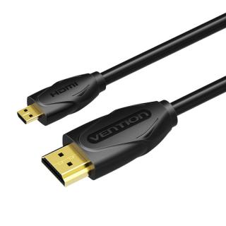Kábel micro HDMI na HDMI Vention VAA-D03-B200 2 m 4K 30 Hz (čierny)
