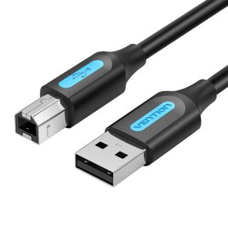 Kábel USB 2.0 A na B Vention COQBD 0,5 m (čierny)