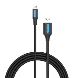 Kábel USB 2.0 A na Micro USB Vention COLBH 3A 2m čierny