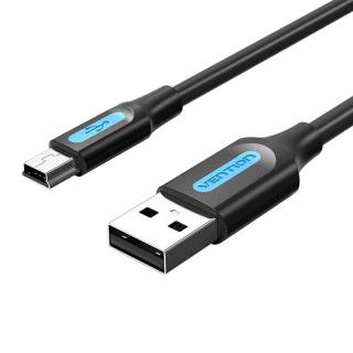 Kábel USB 2.0 A na Mini-B Vention COMBH 2 m čierny PVC