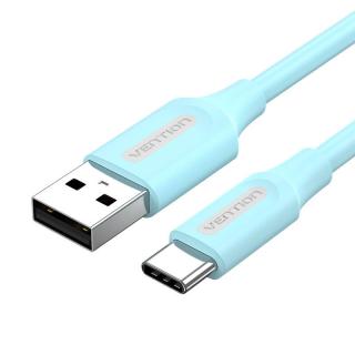 Kábel USB 2.0 A na USB-C Vention COKSG 3A 1,5 m svetlo modrý