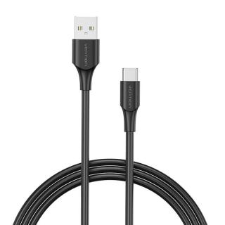 Kábel USB 2.0 A na USB-C Vention CTHBF 3A 1m čierny