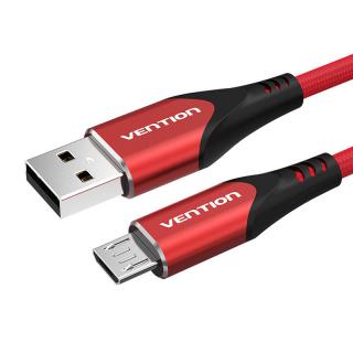 Kábel USB 2.0 na Micro-B USB Vention COARG 1,5 m (červený)