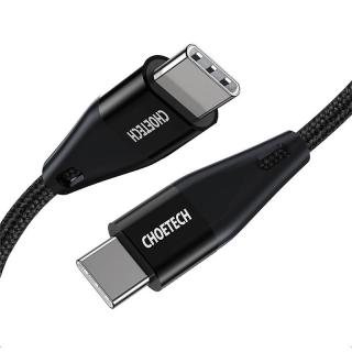 Kábel USB-C do USB-C Choetech, XCC-1003, PD 60W 1,2 m (čierny)
