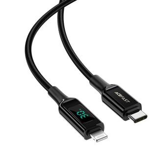 Kábel USB-C na Lightning Acefast C6-01, 30W, MFi, 1,2 m (čierny)