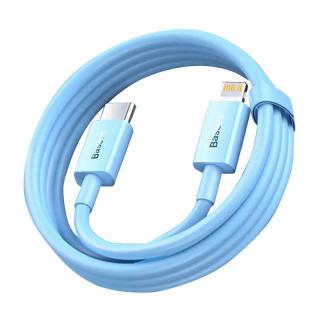 Kábel USB-C na Lightning Baseus ,PD 20W 1m (modrý)
