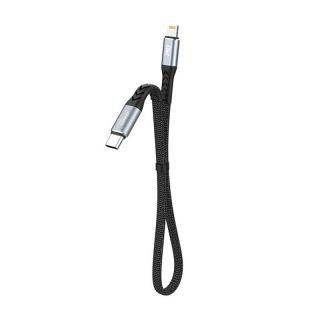 Kábel USB-C na Lightning Dudao 20W PD 0,23 m (čierny)