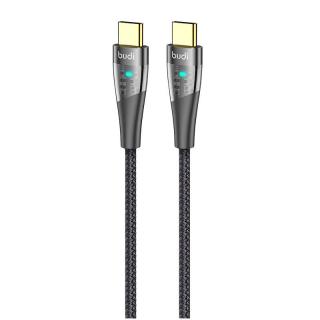 Kábel USB-C na USB Budi 217TT, 65W, 1,5 m (čierny)