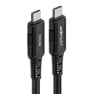 Kábel USB-C na USB-C Acefast C4-03, 100 W, 2 m (čierny)