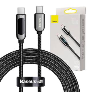 Kábel USB-C na USB-C Baseus Cafule, 100 W, 1 m (čierny)
