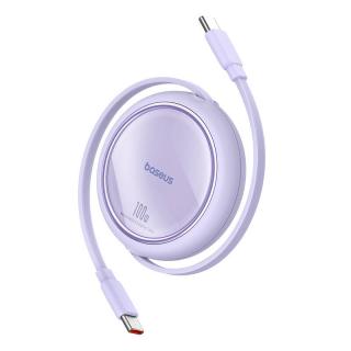 Kábel USB-C na USB-C Baseus Free2Draw, PD, 100 W, 1 m (fialový)