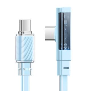 Kábel USB-C na USB-C Mcdodo CA-3452 100W 90 stupňov 1,2 m (modrý)