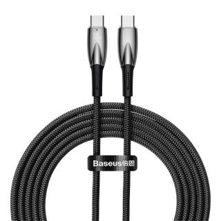 Kábel USB-C pre sériu Baseus Glimmer USB-C, 100 W, 2 m (čierny)