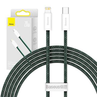 Kábel USB-C pre sériu Lightning Baseus Dynamic 2, 20 W, 2 m (zelený)
