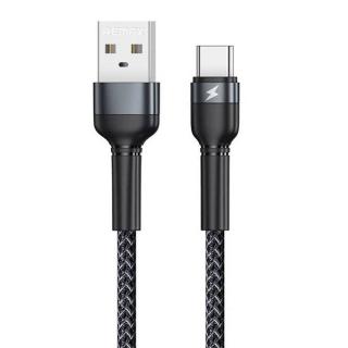 Kábel USB-C Remax Jany Alloy, 1 m, 2,4 A (čierny)