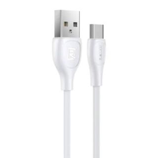 Kábel USB-C Remax Lesu Pro, 1 m, 2,1 A (biely)