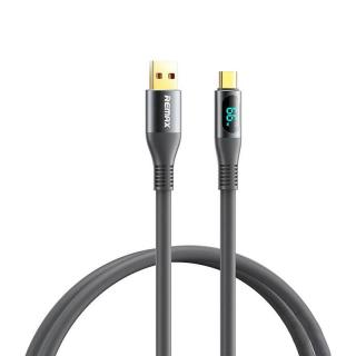 Kábel USB-C Remax Zisee, RC-030, 66W, 1,2 m (sivý)