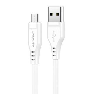 Kábel USB Micro na USB-A, Acefast C3-09 1,2 m, 60 W (biely)