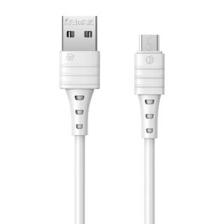 Kábel USB Micro Remax Zeron, 1 m, 2,4 A (biely)