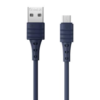 Kábel USB Micro Remax Zeron, 1 m, 2,4 A (modrý)