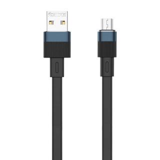 Kábel USB-micro USB Remax Flushing, RC-C001, 1 m (čierny)