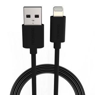 Kábel USB na Lightning Duracell 1 m (čierny)