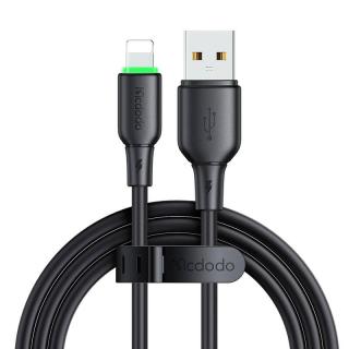 Kábel USB na Lightning Mcdodo CA-4741 s LED svetlom 1,2 m (čierny)