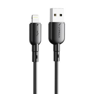 Kábel USB na Lightning Vipfan Colorful X11, 3A, 1 m (čierny)