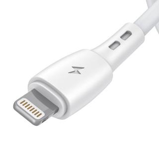 Kábel USB na Lightning Vipfan Racing X05, 3A, 2 m (biely)
