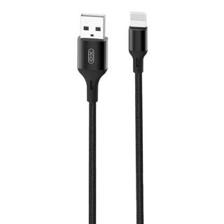 Kábel USB na Lightning XO NB143, 1 m (čierny)