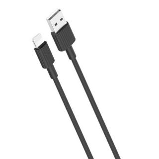 Kábel USB na Lightning XO NB156, 2,1 A 1 m (čierny)