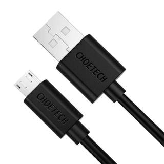 Kábel USB na Micro USB Choetech, AB003 1,2 m (čierny)